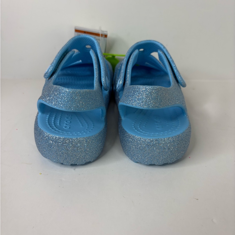 NWT CROCS kids Classic Fisherman Glitter Mist
Sparkly Blue Sandals size US J2 - Picture 5 of 10